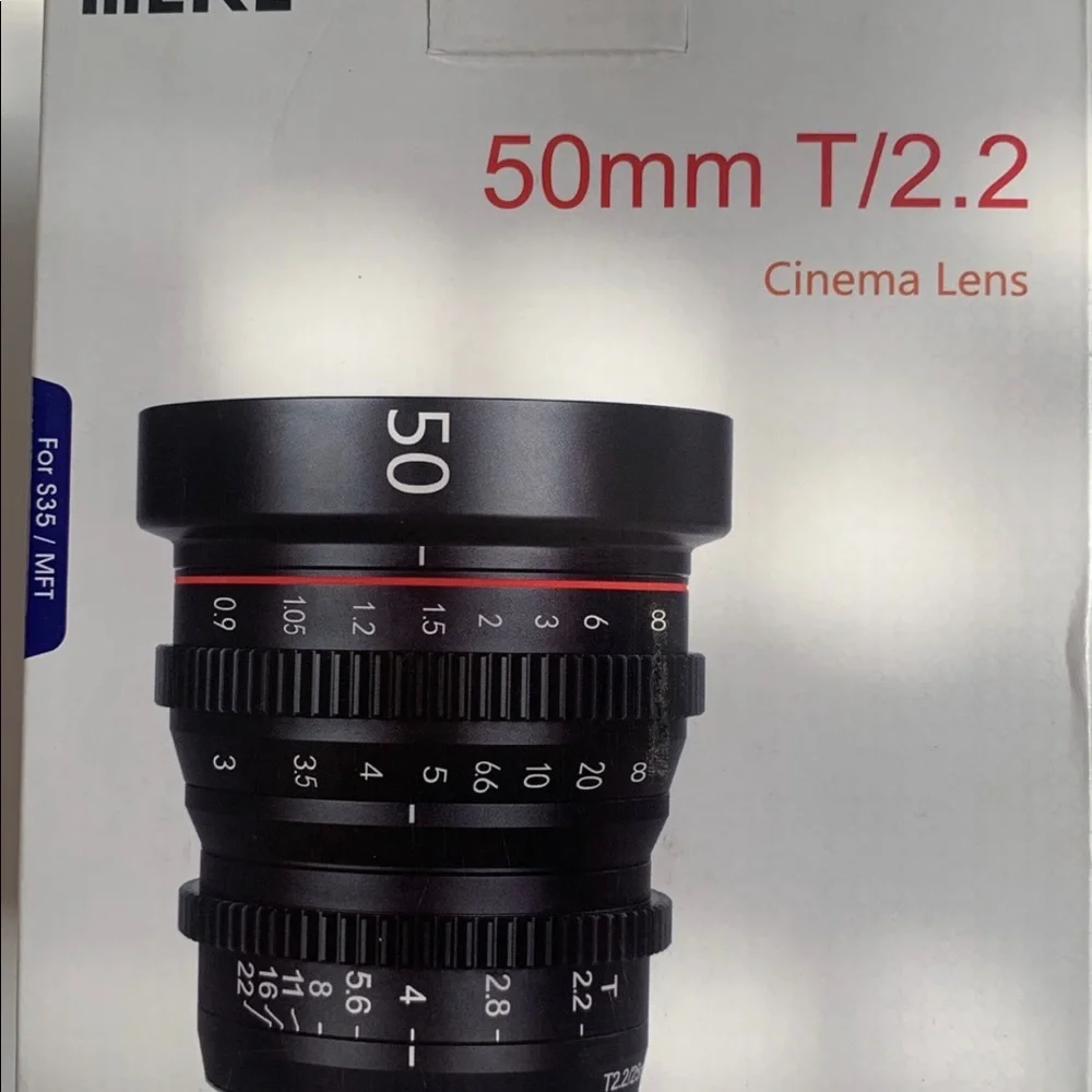 Meike 50mm T/2.2 Cinma Lens For MFT-mount